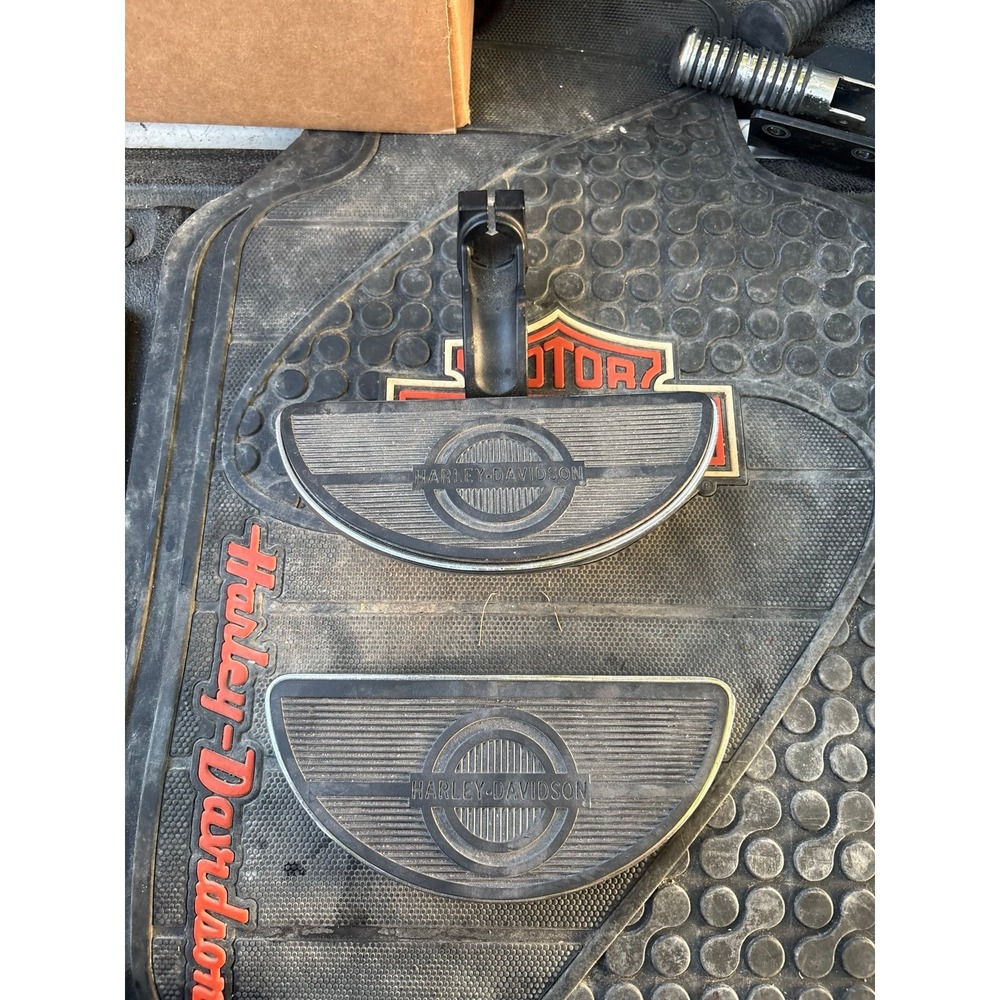 OEM Harley Davidson Passenger Floorboards Footboards Mounts Nostalgic Rubber Pai